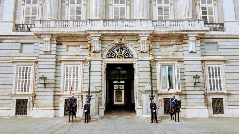 Guards Standing Near Building