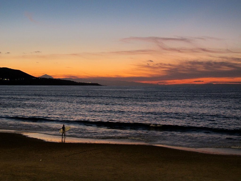 Sunset from Las Canteras Beach