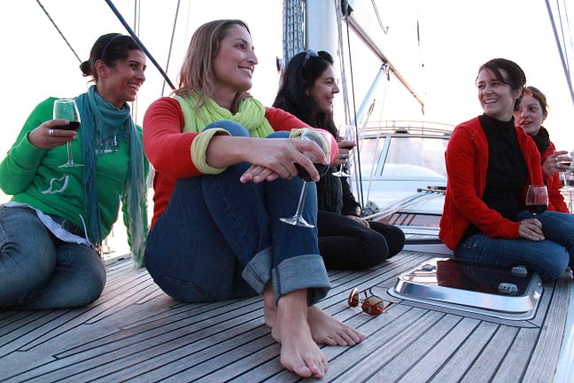 original idea bachelorette party on a sailboat